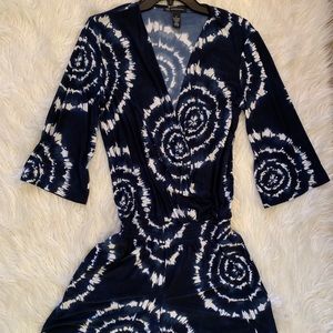 Deep neckline jumper/romper